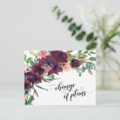 Anstrichene Blütenveränderungen von Plänen, die au Postkarte (Stehend Vorderseite)