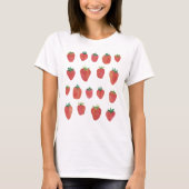 Anstrichene Erdbeeren T-Shirt (Vorderseite)