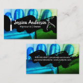 Anstrichene, handgefertigte Nägel Visitenkarte (Vorne/Hinten)