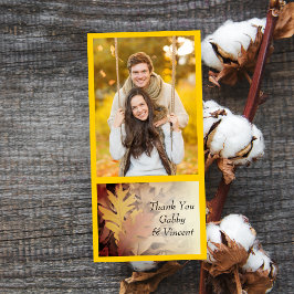 Anstrichene Herbstlaube Vielen Dank Dankeskarte