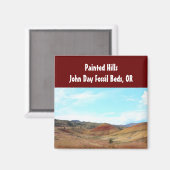 Anstrichene Hügel John Day Fossil Beds Oregon Magn Magnet (Vorderseite/Rückseite)