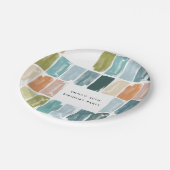 Anstrichene Juwelen Geburtstagsparty Pappteller (Schrägansicht)