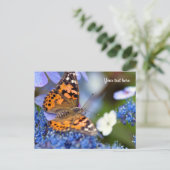Anstrichene Lady Butterfly Postcard Postkarte (Stehend Vorderseite)