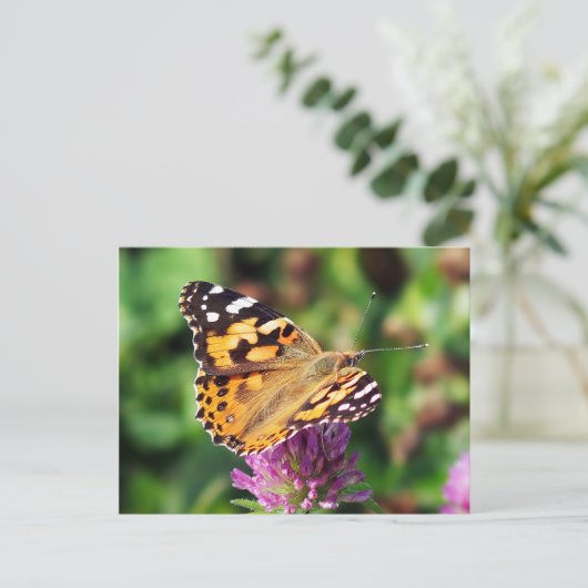 Anstrichene Lady Butterfly Postcard Postkarte (Stehend Vorderseite)