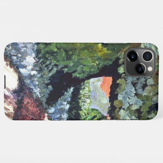 Anstrichene Landschaft iPhone 11 Pro Max Fall iPhone Hülle (Rückseite (Horizontal))