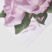 Anstrichene Lavendel Rose Blume Schmetterling Weiß Seidenpapier (Ausschnitt)