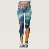 Anstrichene Leggings (Vorderseite)