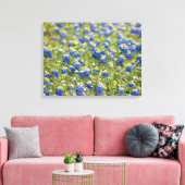 Anstrichene Leinwand: Texas Wildblume Bluebonnet F Leinwanddruck (Insitu (Wohnzimmer))