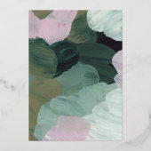 Anstrichene Liebe Hochzeitseinladung Folieneinladung (Rückseite)