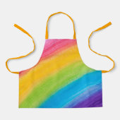 Anstrichene Regenbogenkids Schürze (Vorderseite)