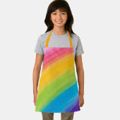 Anstrichene Regenbogenkids Schürze (Insitu)
