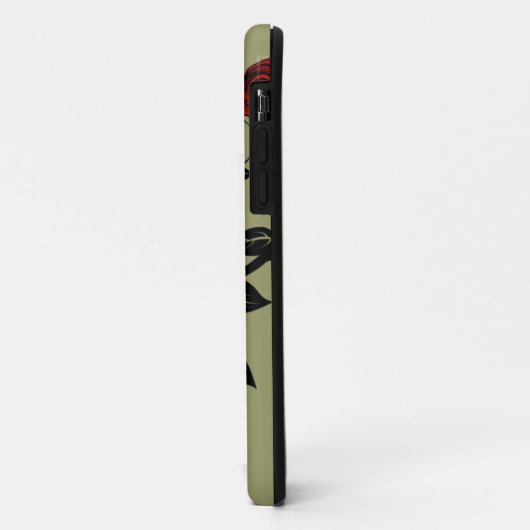 Anstrichene Rose Case-Mate iPhone Hülle (Hinten/Links)