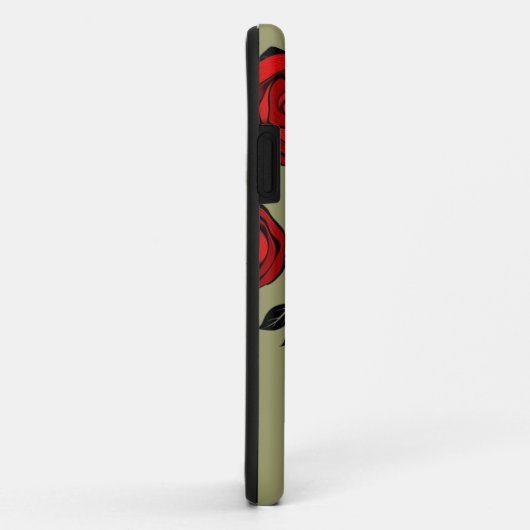 Anstrichene Rose Case-Mate iPhone Hülle (Hinten/Rechts)