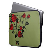 Anstrichene Rose Laptopschutzhülle (Vorderseite Links)