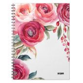 Anstrichene Rose | Notebook-Journal Notizblock (Vorderseite)