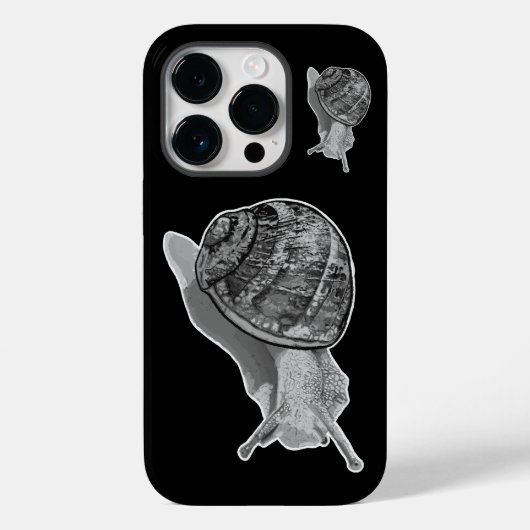 Anstrichene Schnecke "Stickers" Case-Mate iPhone Hülle (Rückseite)