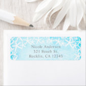 Anstrichene Starfish Aqua Blue Party Individuelle  (Insitu)