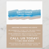 Anstrichene Strandstriche, Agent Werbung Flyer (Vorne)