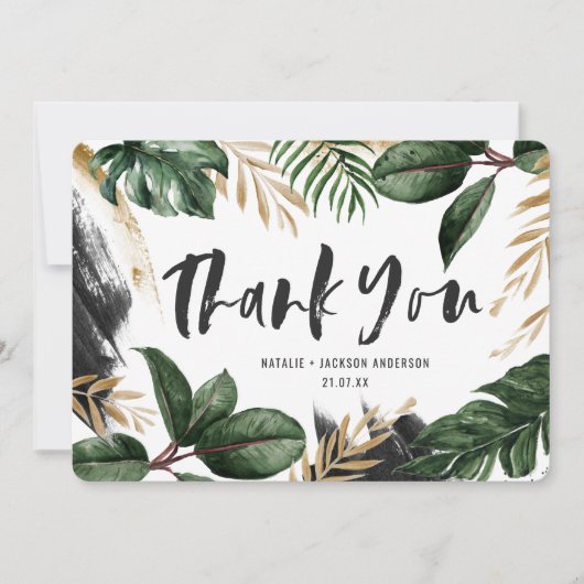 Anstrichene Tropenkarte (Vorderseite)