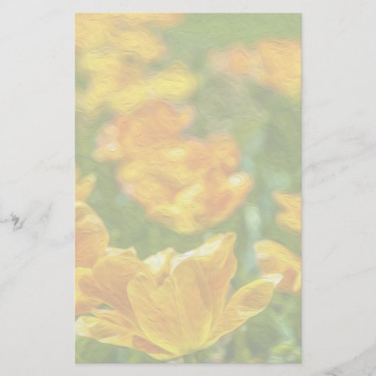 Anstrichene Tulips Briefpapier (Vorderseite)