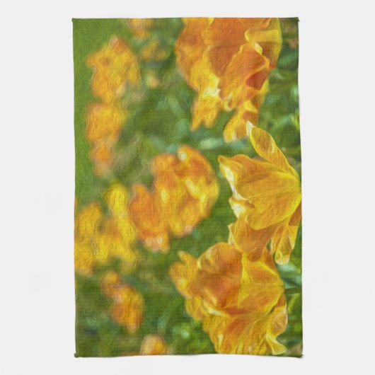 Anstrichene Tulips Handtuch (Vertikal)