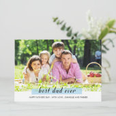 Anstrichene Waschbänder Kinderkarte des Vaters Karte (Stehend Vorderseite)