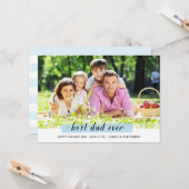 Anstrichene Waschbänder Kinderkarte des Vaters Karte (Vorderseite/Rückseite Beispiel)