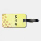 Anstrichene Welpenpaw druckt alten Individuelle Na Gepäckanhänger (Rückseite horizontal)