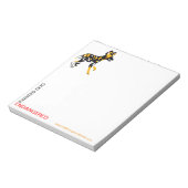 Anstrichener DOG - Notepad Notizblock (Rotiert)