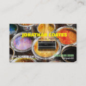 Anstrichfarben der Paint Painter Business Card Visitenkarte (Vorderseite)