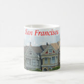 Anstrichfarbene Damen, San Francisco, Kalifornien Kaffeetasse (Mittel)