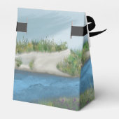 Anstrichfarbene Küstenstraße Geschenkschachtel (Rückseite)