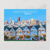 Anstrichfarbene Ladys, San Francisco, U.S.A. Postkarte (Vorderseite)