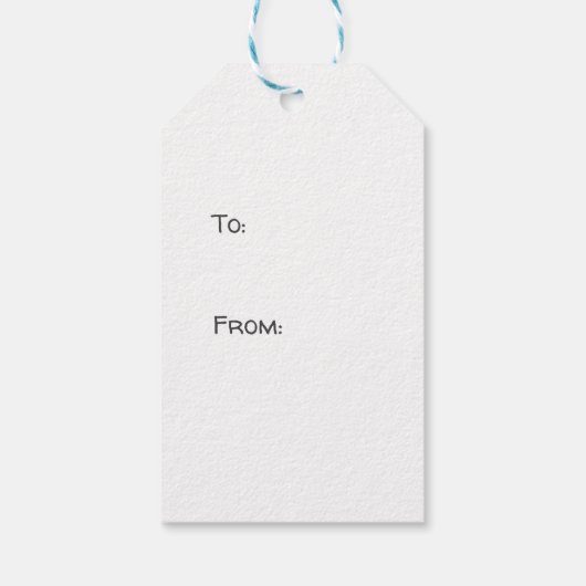 Anstrichfarbene Marke Geschenkanhänger (Rückseite)