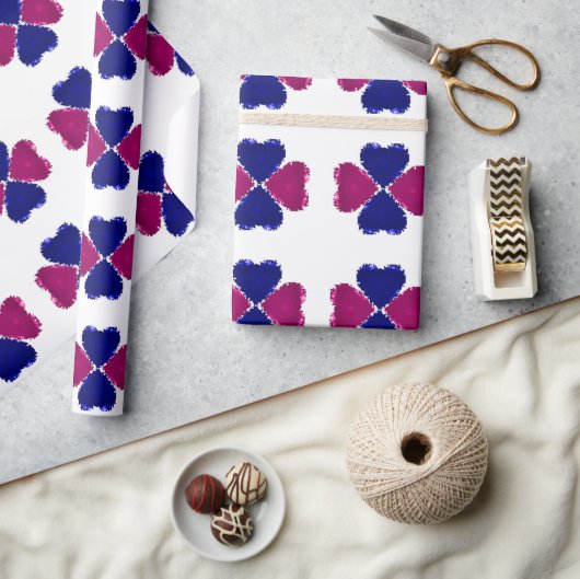 Anstrichfarbene Oberhörner Geschenkpapier (Kunsthandwerk)