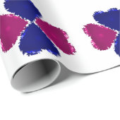 Anstrichfarbene Oberhörner Geschenkpapier (Rolleneckpunkt)