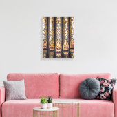 Anstrichfarbene Orgelpfeifen Leinwanddruck (Insitu (Wohnzimmer))