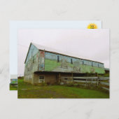 Anstrichfarbene Postkarte (Vorne/Hinten)