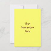 Anstrichfarbene Schokolade Chip Muffin Einladung (Rückseite)