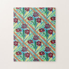 Anstrichfarbene Spitzen-Rose Puzzle