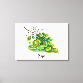 Anstrichfarbene Trauben. Leinwanddruck