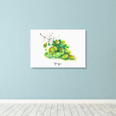 Anstrichfarbene Trauben. Leinwanddruck (Insitu (Holzboden))