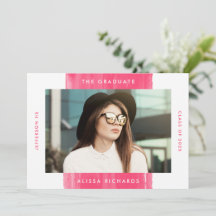 Anstrichfarbenes Hot Pink | Foto Graduation Party