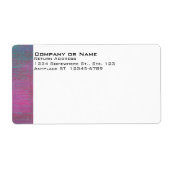 Anstrichfarbenes Versandetikett (Vorne)