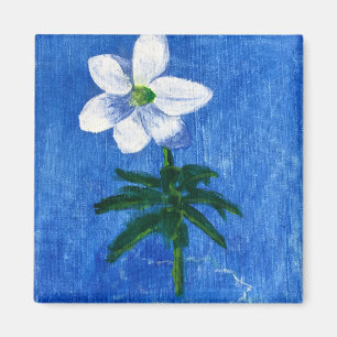 Anstrichmagnet mit weißer Blume durch Jamie Magnet