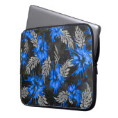 Anstrichter Hibiskus Hawaiian Neopren Wetsuit Laptopschutzhülle (Vorderseite Links)