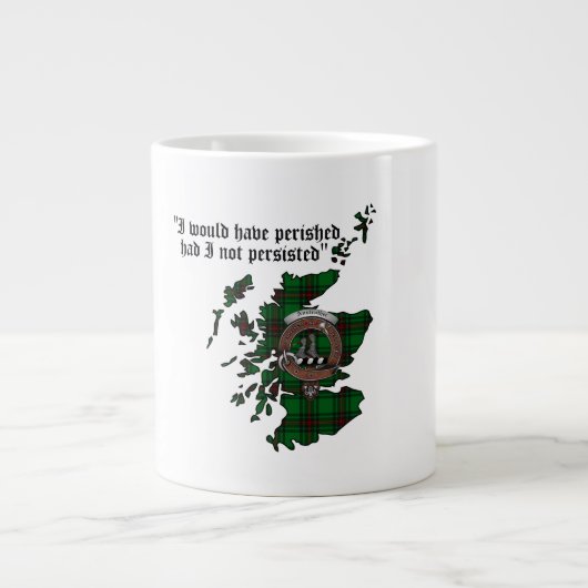 Anstruther Clan Abzeichen Jumbo Tasse (Vorderseite)
