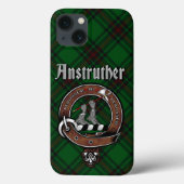 Anstruther Clan Abzeichen & Tartan Phone Case (Rückseite)