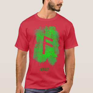 Ansuz Rune Green T-Shirt