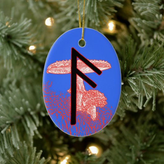 Ansuz Viking Rune Ornament - Inspiration! (Baum)